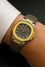 Patek Philippe Nautilus 8044 – Grey Gold Tone | 3atm Water Resistant Luxury Watch Without Box - Image 2