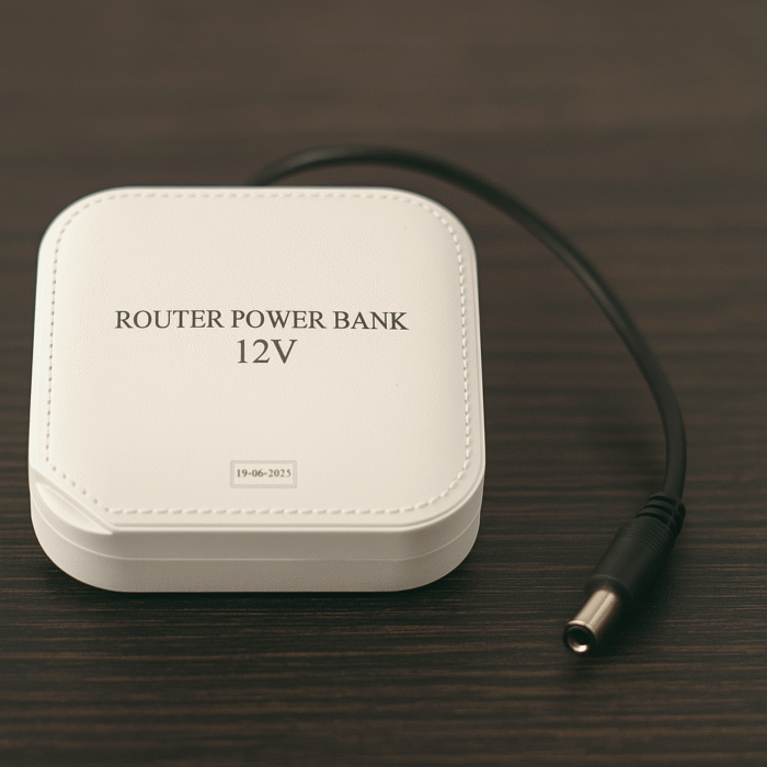 Wifi Router Power Bank 20000 Mah – Reliable Backup Power For Seamless Internet Connectivity | Best Quality Power Bank For Wifi Router – Without Adapter ( Random Color ) - Image 1