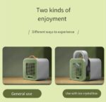 Portable Desktop Air Conditioning Fan | Three Gears Adjustable Strong Cold Air Fast Cooling Usb Fan For Indoor Rechargeable (random Colour) - Image 5