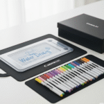 Reusable Water Drawing Mat For Kids – Educational Alphabet & Number Learning Toy With Magic Pens - Image 3