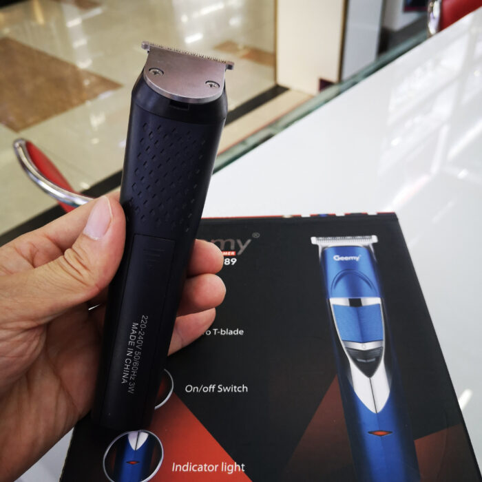 GEEMY GM-6589 Zero Adjustable Professional Rechargeable Hair Trimmer Electric Hair Clipper Cordless - Image 5