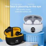 Professional Display Earbuds Stereo 895b Wireless Bluetooth Earbuds | Mic In-ear Headphones With Led Display | Type C Fast Charging | Bluetooth 5.3 For Android/iphone ( With Cable – With Box – Random Color ) - Image 2