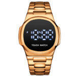 Led Touch Screen Digital Watch | Best Quality Digital Touch Watch | Stainless Steel Cell Operated Watch