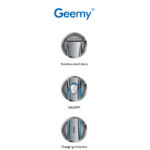 Geemy GM-6571 Zero Adjustable Professional Rechargeable Hair Trimmer Electric Hair Clipper - Image 3