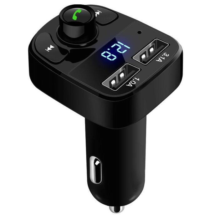 X8 – Multifunctional Car Mp3 Player | Car Wireless Fm Transmitter | Car Mp3 Modulator – 3.1a | Car Accessories ( Random Color ) - Image 1