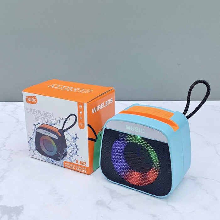 Portable Rechargeable Mini Blutooth Speaker Small Led Lights Portable Wireless Bluetooth Speaker For Outdoor Camping (random Color) - Image 1