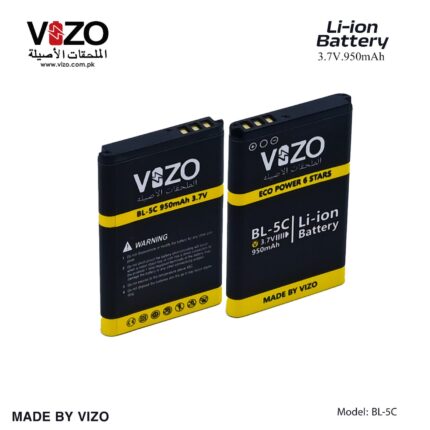 Vizo Bl-5c Eco 6 Star Battery | High Capacity | Long Life | Eco-friendly Technology | Best Quality Battery – 950 Mah – Without Box