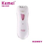 Kemei KM-290R Rechargeable Electric Hair Removal Device Female Device For Facial Armpit Body Parts