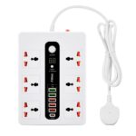 Ultra High Speed Socket Bkl-11 Sockets 5 Usb 1 Bd 2 Meter 3000 Watts Power Socket (random Color) - Image 6