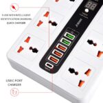 Ultra High Speed Socket Bkl-11 Sockets 5 Usb 1 Bd 2 Meter 3000 Watts Power Socket (random Color) - Image 5