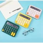 12 Digits Keyboard Style Calculator | Mechanical Buttons For Desktop Financial Accounting Cell Operated (random Color) - Image 6