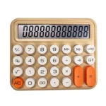 12 Digits Keyboard Style Calculator | Mechanical Buttons For Desktop Financial Accounting Cell Operated (random Color) - Image 5