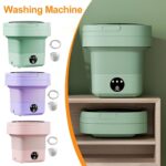 6.5l Portable Foldable Washing Machine Basket Random Color - Image 8