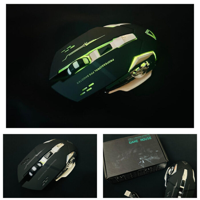 Wireless & Rechargeable Gaming Mouse Led Light Mouse | Ultimate Gaming Wireless Mouse For Laptop Pc Computer Gamer - Image 1