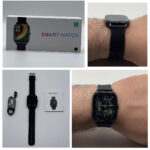 H20 Smartwatch Made In Dubai – Waterproof Fitness Tracker With Heart Rate Monitor, Blood Pressure, Sleep Tracking, Step Counter, Touchscreen Sports Watch For Men And Women – Black Color