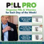 Pro Pill Box 7 Days Medicine Container Round Case Dispenser - Image 6