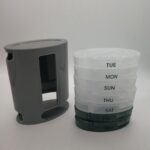 Pro Pill Box 7 Days Medicine Container Round Case Dispenser - Image 8