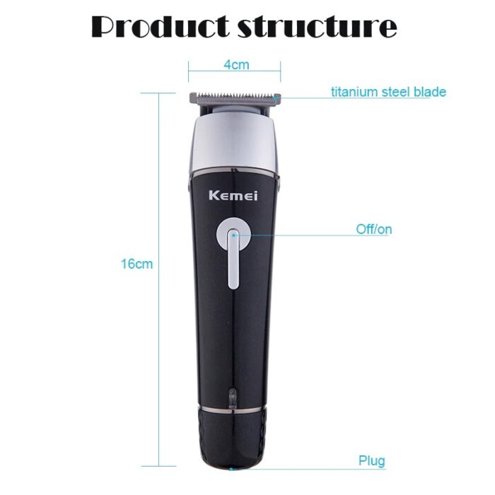 Kemei 10 In 1 Km-1015 Rechargeable Professional Clipper Men Electric Shaver Nose Trimmer - Image 5