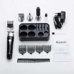 Kemei 10 In 1 Km-1015 Rechargeable Professional Clipper Men Electric Shaver Nose Trimmer - Image 8