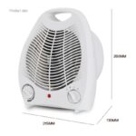2000W Portable Lightweight Electric Fan Heater With Overheat Protection And Adjustable Thermostat Control - Image 6