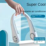 X5 Leafless Hanging Neck Fan With Adjustable Neck Band – Portable Rechargeable Neck Fan – Neck Fan For Summer (random Color) - Image 8