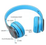 P47 Bluetooth Headphones Over Ear Foldable Headset For Gaming (random Color) - Image 5