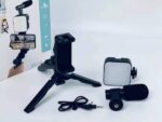 Ay-49 Vlogger Video Making Kits Vlog Microphone Led Fill Light Mini Tripod Mobile Holder – Without Remote - Image 6