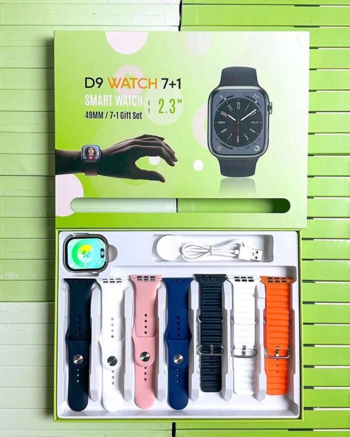D9 Ultra Smart Watch Series 9 – 2.09″ Display | Bluetooth Calling | 7 Straps | Fitness & Sports Smartwatch For Android & Iphone - Image 1
