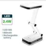 Dp Led 666 – Portable Folding Led Desk Lamp With Adjustable Brightness – Travel-friendly Study & Reading Light - Image 6