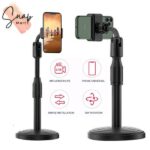 Multifunction Mobile Tripod Stand Mini Tripod Stand Mobile Holder Adjustable Height & Angle Phone Holder - Image 3