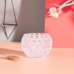 Amber Shine Crystal Tealight Candle Holder For Home And Office Decor Cell Operated - Image 5