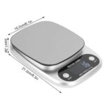 Kitchen Digital Weight Scale Digital Kitchen Scale Digital Weight Machine | Digital Scale With 1 Gram To 10000 Gram Weight Measurement ( Plastic ) - Image 3