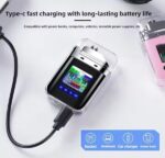 Electric Lighter – Charging Lighter Creative Personality – Cigarette Lighter | Electric Rechargeable Cigarette Lighter ( Random Color ) - Image 3