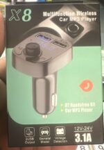 X8 – Multifunctional Car Mp3 Player | Car Wireless Fm Transmitter | Car Mp3 Modulator – 3.1a | Car Accessories ( Random Color ) - Image 7
