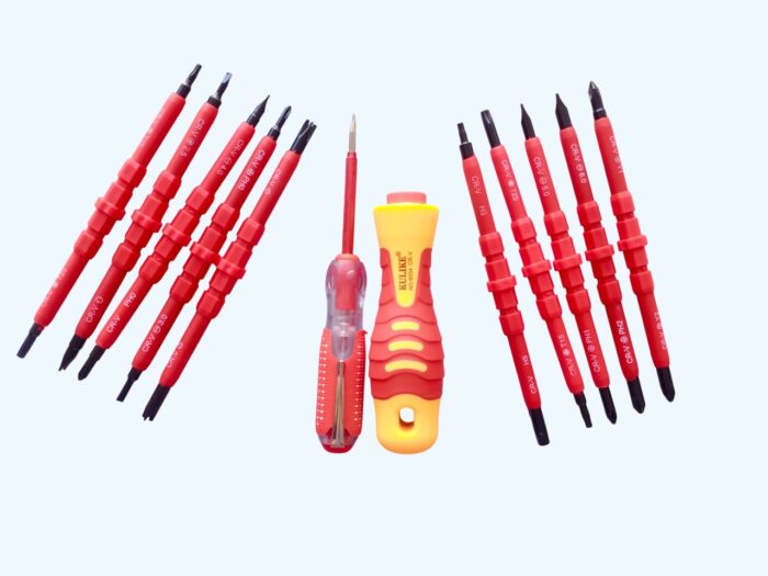 23 In 1 Insulated Screwdriver Set Slotted Screwdriver Bits Kit With Tester Pen Electricians Hand Tools – Tool Set - Image 1