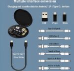( 5 In 1 ) Data Cable Set All Solutions In One | Data Cable Set 60w Fast Charging – Random Color - Image 9