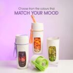 Usb Rechargeable Juicer Blender- 8 Blades- Mini Portable Personal Size Juicer 350 Ml (random Color) - Image 6