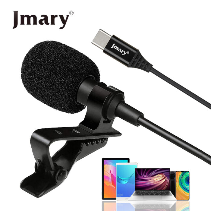 Jmary Tiktok Type-c Lavalier Microphone With Clip Compatible Mobile, Laptop Tab Etc - Image 1