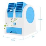 Portable Mini Ac Air Cooler – Usb & Battery Operated | Dual Blower With Ice Tray | Blade-less Cooling Fan For Home, Shop, Kitchen, Table & Outdoor Use - Image 5