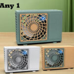 Portable Rechargeable Air Conditioning Fan – Compact Mini Cooler With 3 Speed Settings | Usb Charging | Personal Cooling Fan For Home, Office, Travel (with Box) - Image 3