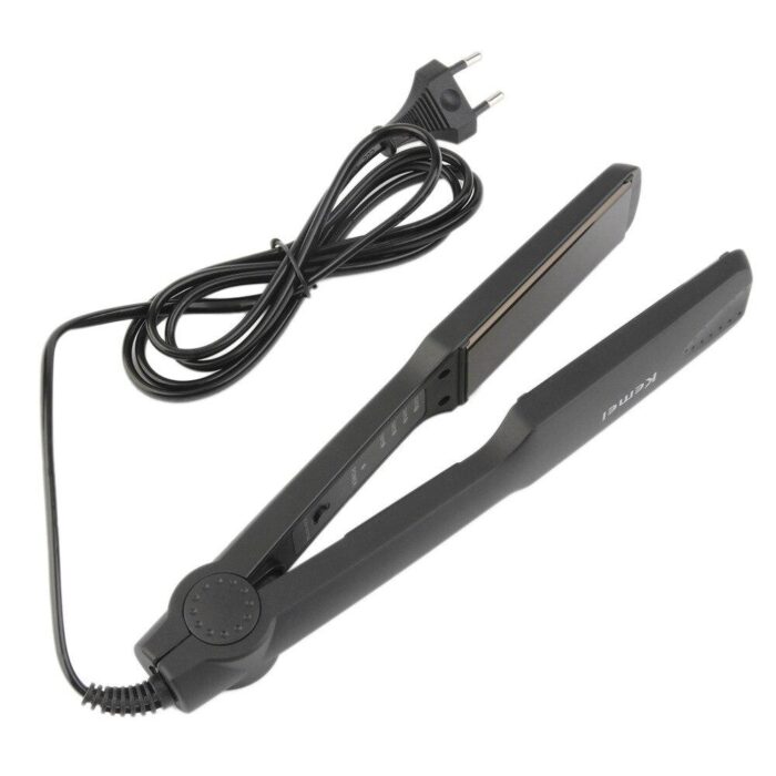 Kemei Professional Hair Straighteners Flat Iron Tourmaline Ceramic Hair Care Styling Tool - Image 5