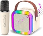 K12 Wireless Audio Microphone Bluetooth Speaker Portable Stereo Speaker Bluetooth Speaker Karaoke Speaker With Double Mic (random Color) - Image 6