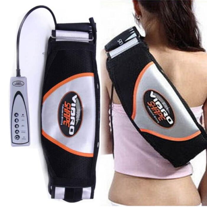 Vibro Heating Vibrating Belt Slimming Massager Belts Fat Burning Waist Belt Weight Loss - Image 1