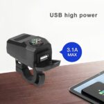 Motorcycle Usb Charger With Compass – Fast Charging, Waterproof, 36-105v – Universal For Motorcycles & E-bikes - Image 3