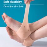 2Pcs Silicone Gel Moisturizing Heel Socks Unisex Foot Protectors Shoe Cushion Cracked Pain Relief Pad - Image 2