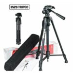 Wt-3520 Camera/camcorder 3-way Panel Ballhead Tripod Professional Stand