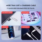 ( 5 In 1 ) Data Cable Set All Solutions In One | Data Cable Set 60w Fast Charging – Random Color - Image 5