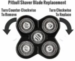 Original Skull Shaver Pitbull Platinum Mens Electric Shaver Razor For Head And Face Rechargeable - Image 2