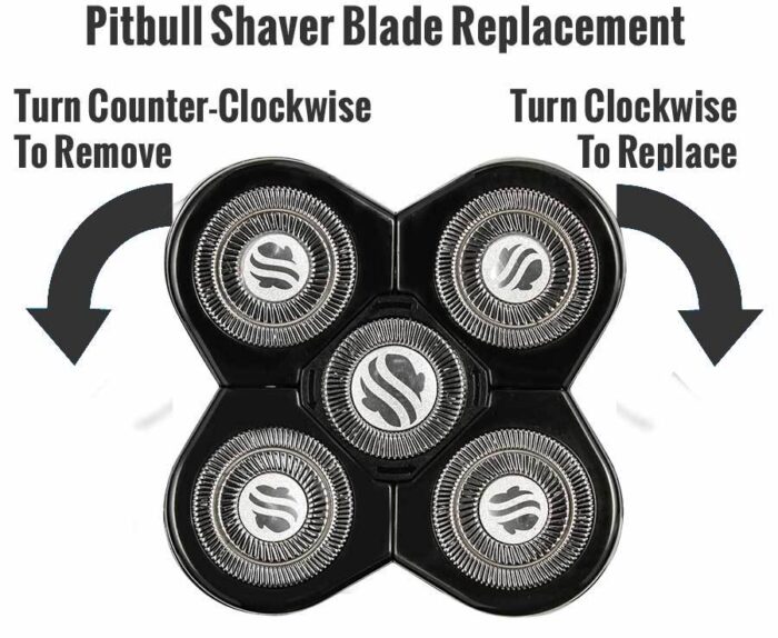 Original Skull Shaver Pitbull Platinum Mens Electric Shaver Razor For Head And Face Rechargeable - Image 2