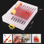 23 In 1 Insulated Screwdriver Set Slotted Screwdriver Bits Kit With Tester Pen Electricians Hand Tools – Tool Set - Image 2